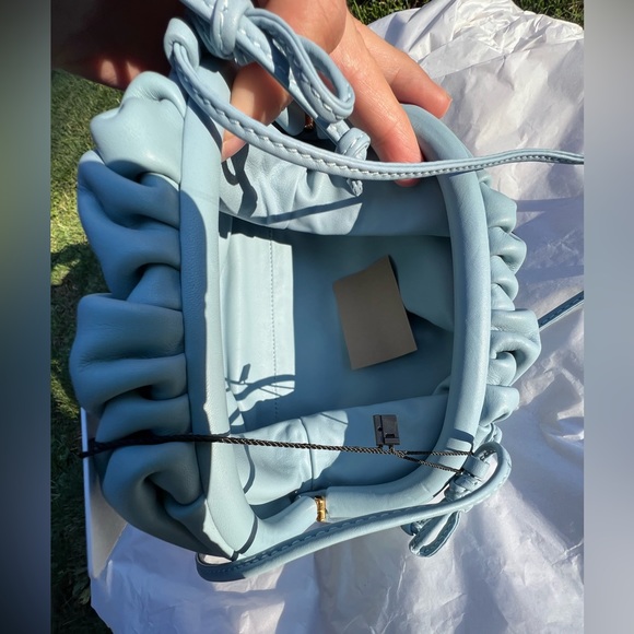 New never used authentic Bottega Venetia mini pouch bag - Blue - Picture 7 of 9